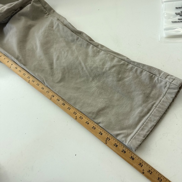 Duluth Trading Flex Fallrom Khakis Flannel Lined Heavyweight Pants Mens 40 x 30 - Picture 8 of 8